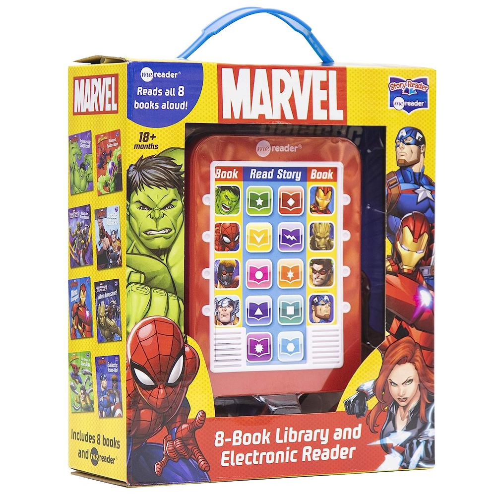 【漫威啟蒙有聲閱讀套書】ME Reader Electronic Reader and 8-Book Library: Marvel