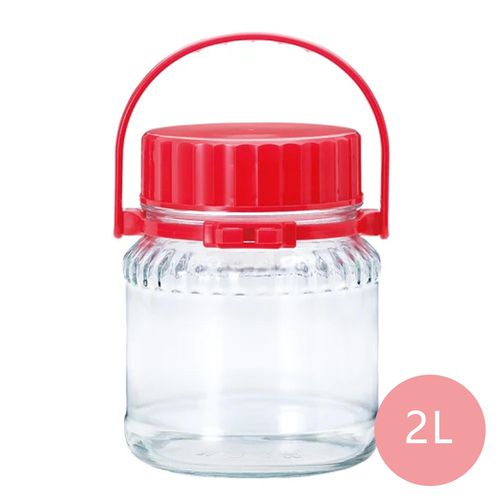 TOYO-SASAKI GLASS 東洋佐佐木 - 日本製玻璃梅酒瓶2L(77823-R)醃漬瓶/保存罐/釀酒瓶/果實瓶