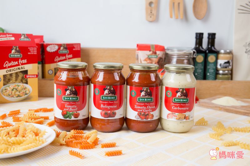 Sanremo - 聖雷蒙頂級麵醬-蕃茄羅勒-500g