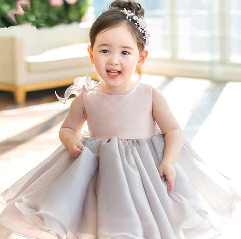 Princess 純手工訂製♚夢幻光澤緞面公主禮服