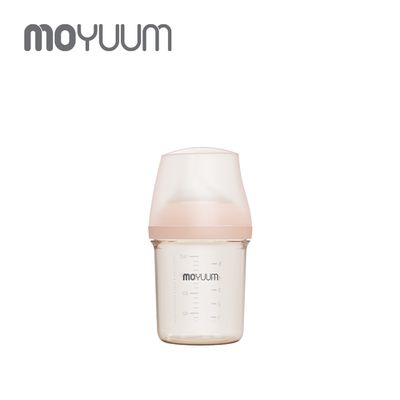 韓國 MOYUUM - Mov.aa PPSU圓口偏心奶瓶 160ml(1m+)-經典款
