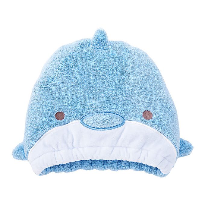 akachan honpo - 乾髮帽-海豚 (22×20cm)