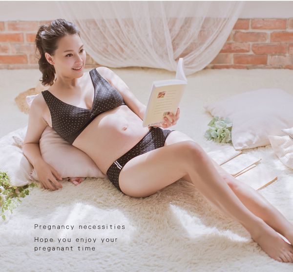 六甲村 Mammy Village - 舒適低腰孕婦運動內褲-深黑