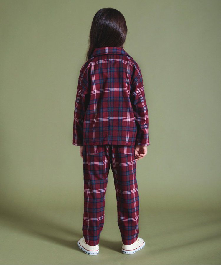 日本 BREEZE - 美式帥氣翻領夾克/薄外套-格紋-黑白