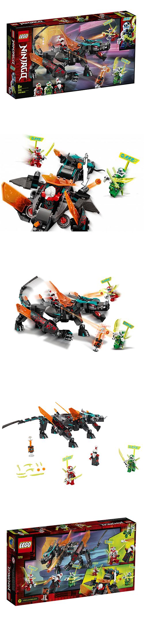 樂高 LEGO - 樂高 NINJAGO 旋風忍者系列 - 帝王龍 71713-286pcs