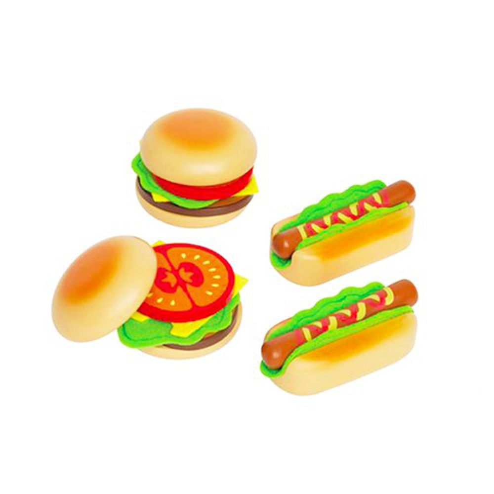 德國 Hape - 下午茶系列-美式漢堡&熱狗