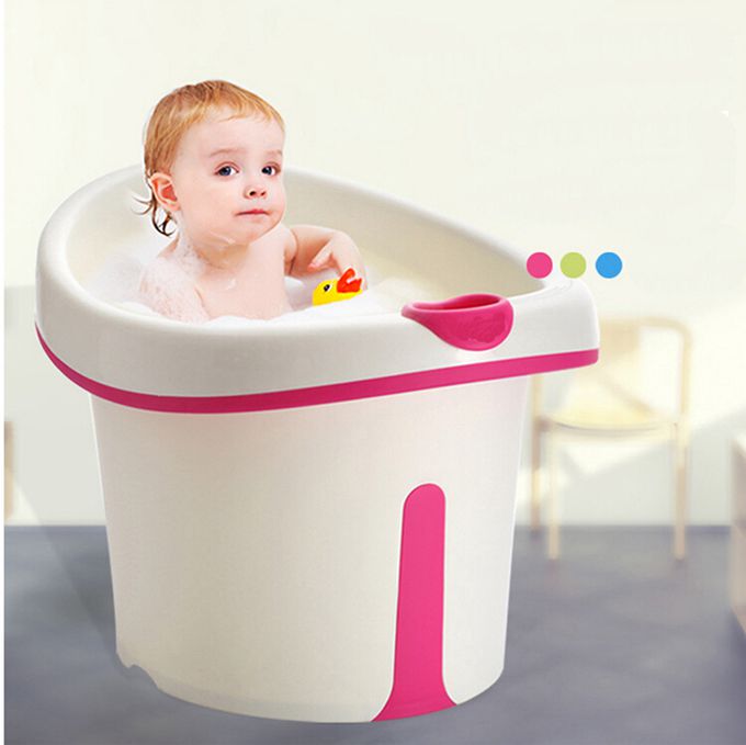 Vanibaby - 維尼幼兒小浴桶  附浴凳 趣味水勺-綠色