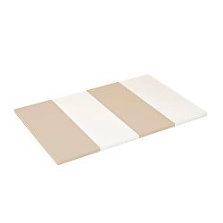 英國 JOLLY - 莫蘭迪雙色地墊160x150x2cm(大)-褐白