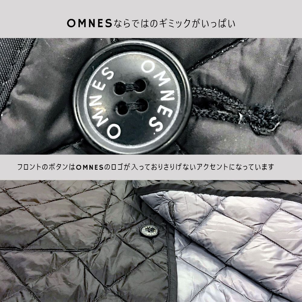 日本 OMNES - 超輕量保暖羽絨長版連帽外套-杏