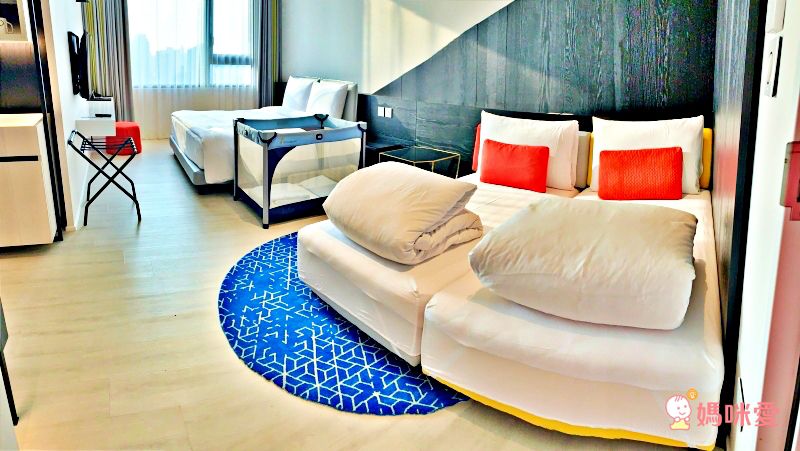 台中大毅老爺行旅 綠光客房兩大一小↘3000起