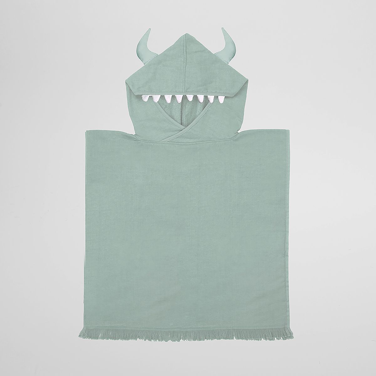 澳洲 Sunnylife - 兒童泳具-小怪獸連帽毛巾衣 (產品尺寸: 63 x 62 x 1 公分.3-6歲適用,材質:精梳棉)