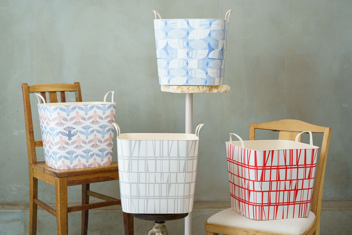 日本stacksto - 日本 Stacksto X Finlayson 聯名收納籃-(光環)