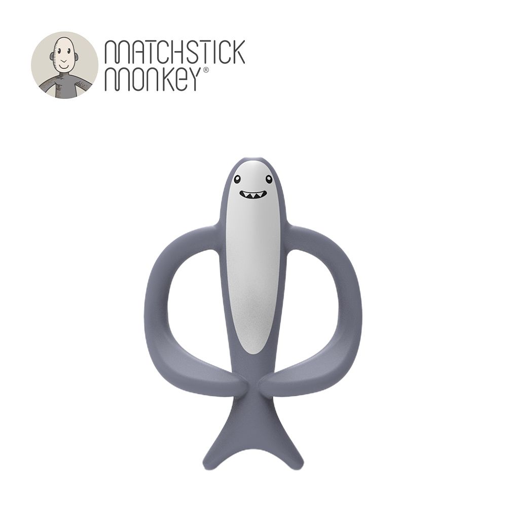 Matchstick Monkey - 英國咬咬猴牙刷固齒器-鯊魚嘟嘟