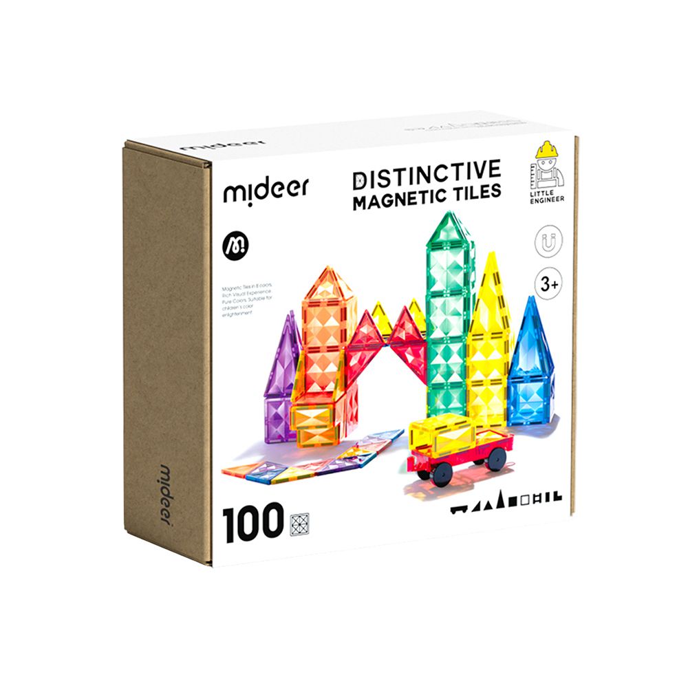 MiDeer - 多彩透光磁力片(100片)-MDCT-1223