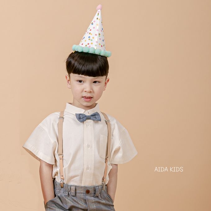 韓國 AIDA - 襯衫吊帶夾/背帶-黑