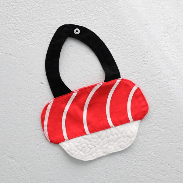 日本 Baby Room - 純棉立體翻翻樂造型圍兜-消防車 (F)