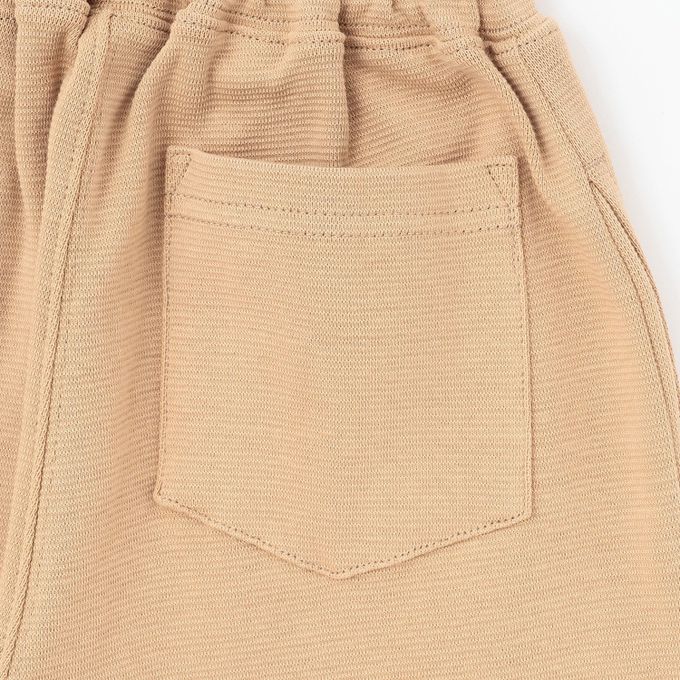 日本 b-ROOM - 舒適鬆緊縮口運動褲-藍