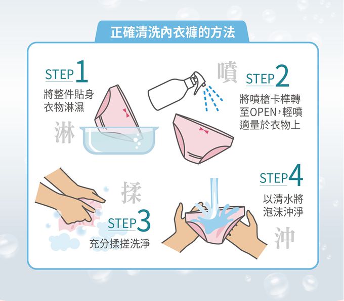 婦潔 VIGILL - 私密衣物手洗噴霧 250ml (單入)