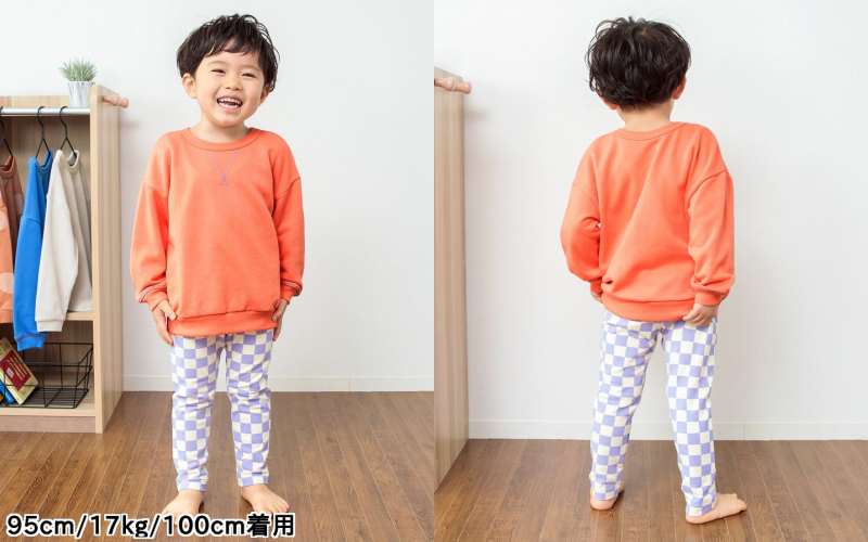 日本 BREEZE - 正反OK！圓領百搭長袖大學T-綠松石