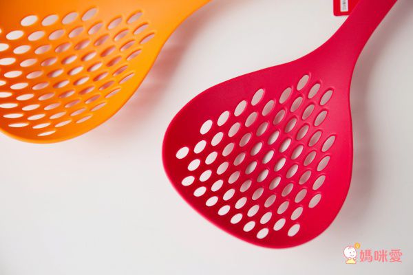 日本HOME chef - 【日本製】耐熱濾網勺(紅)