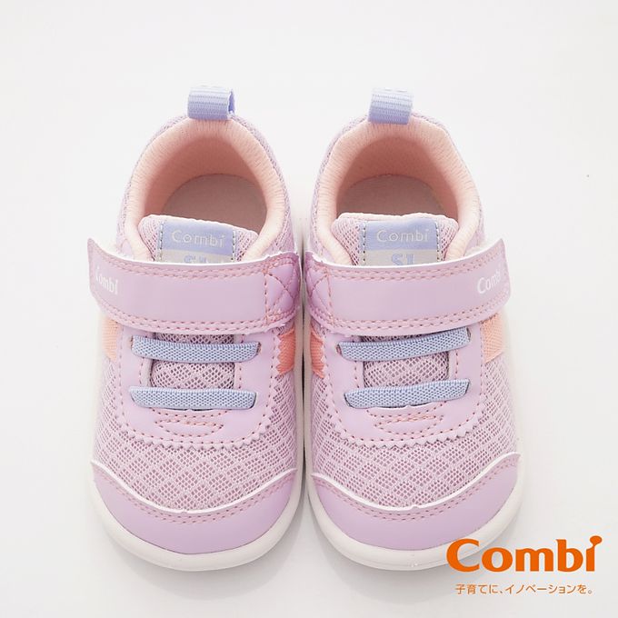 日本 Combi - COMBI醫學級NICEWALK兒童成長機能鞋(寶寶段)-休閒鞋-紫