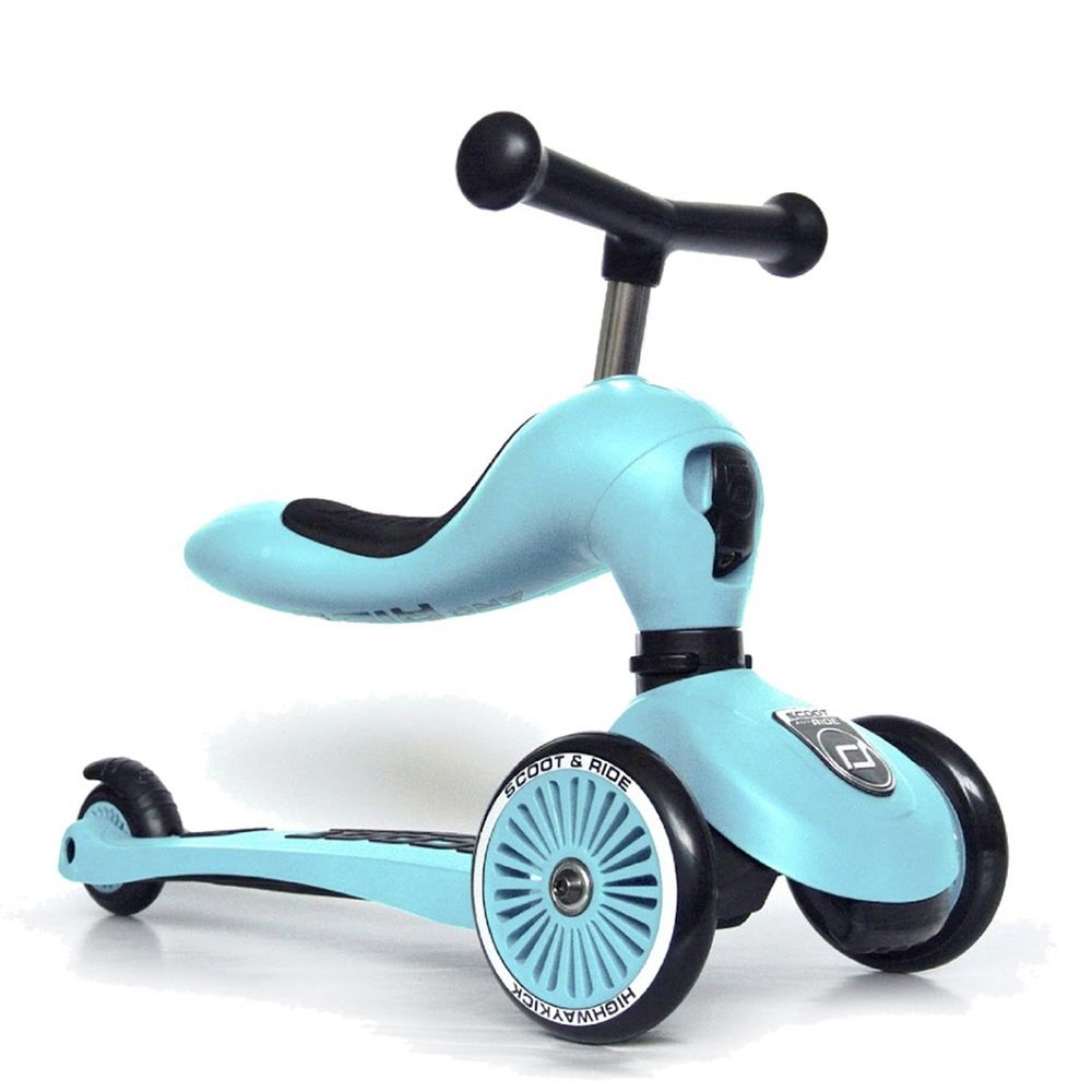 奧地利 Scoot & Ride - Kick1 Cool飛滑步車/滑板車-藍莓