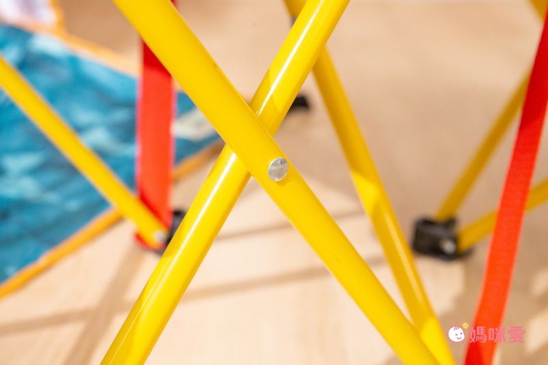 日本 Pearl 金屬 - 迪士尼 輕巧摺疊小桌(杯架*2)-米奇-藍X紅