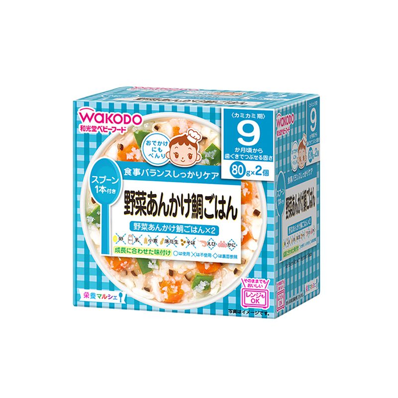來自日本的百年品牌【和光堂WAKODO 】以「永遠的嬰兒品質」為理念，對產品抱有高標準意識，不斷追求安全、安心的高品質產品。和光堂對嬰幼兒食材的挑選相當講究，全部採用獲得食品安全保障的食材，讓寶寶吃得安心、顧客用得放心。