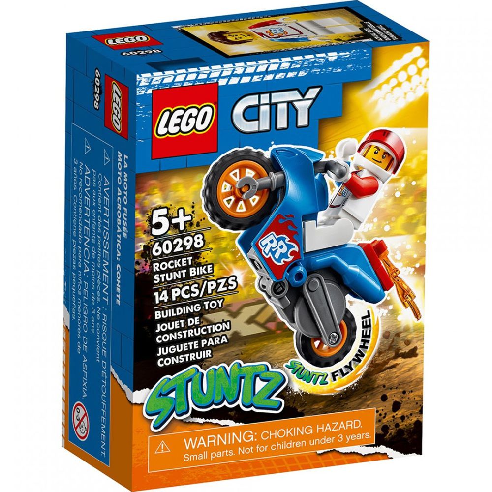 樂高 LEGO - 樂高積木 LEGO《LT60298》City 城市系列 -飛天特技摩托車-14pcs