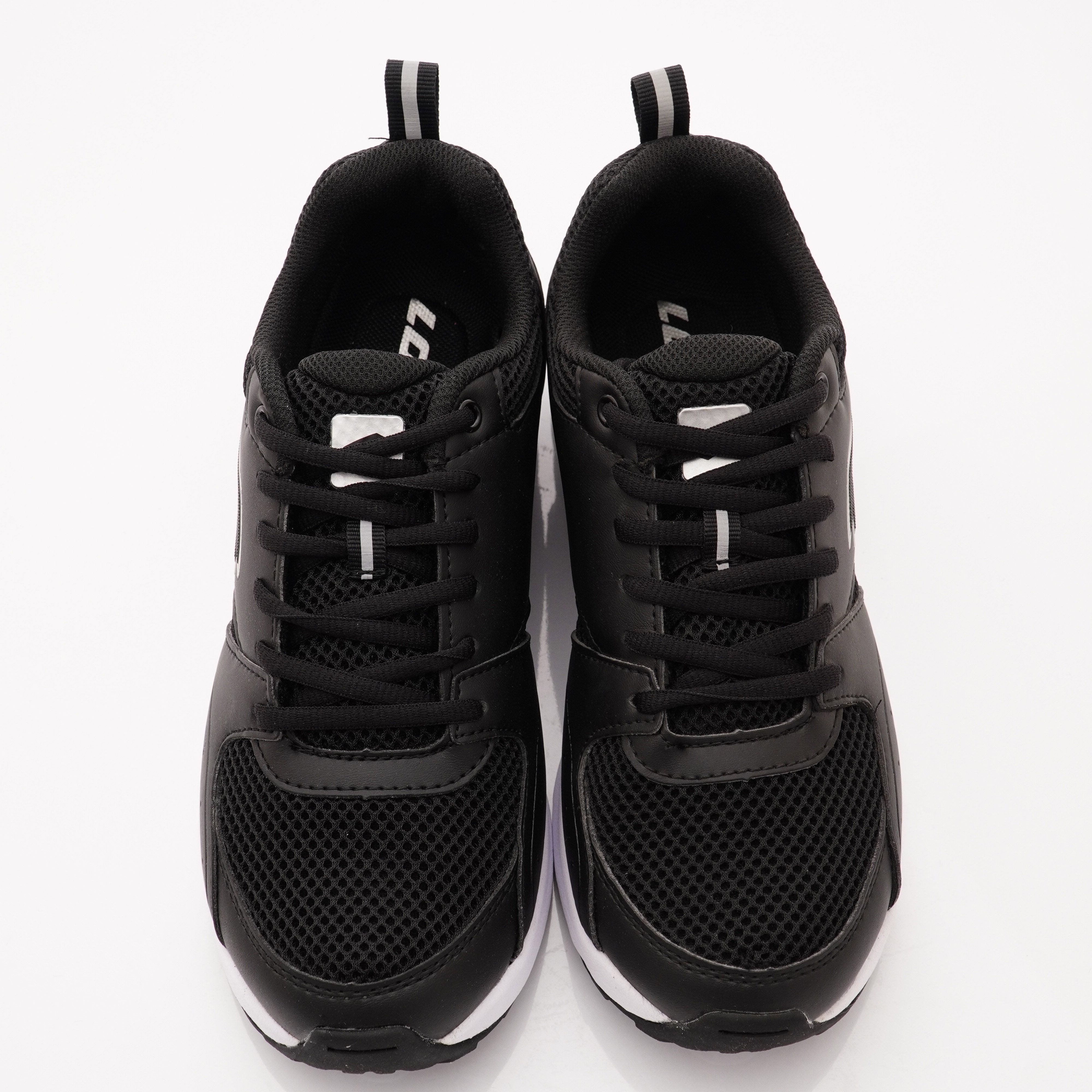 LOTTO樂得 - 男段半氣墊運動款-運動鞋-黑