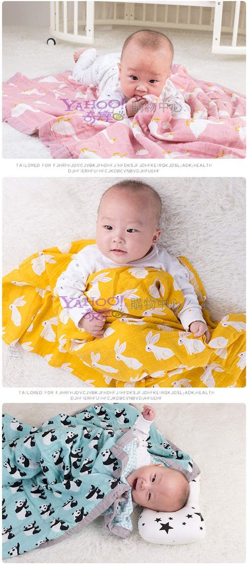 Muslin Tree - 印花雙層嬰兒紗布包巾/蓋被-鯨魚 (120*120cm)