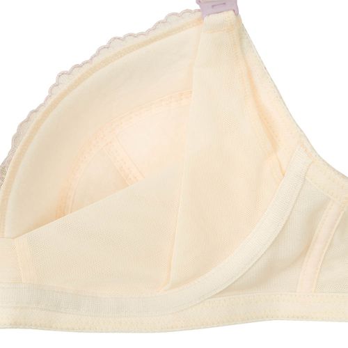 美型無鋼圈胸罩-有哺乳功能-象牙白色