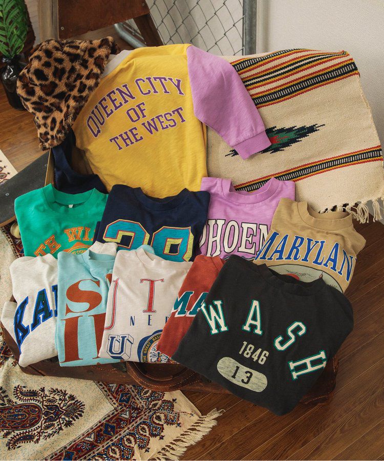 日本 BREEZE - 美式復古風長袖大學T-粉紅