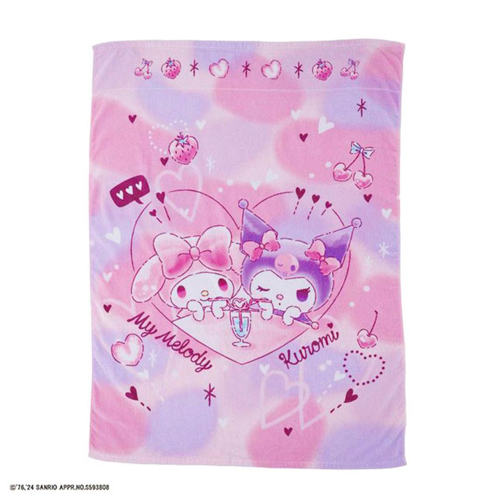 午睡毯-美樂蒂&酷洛米 (約85×115cm)