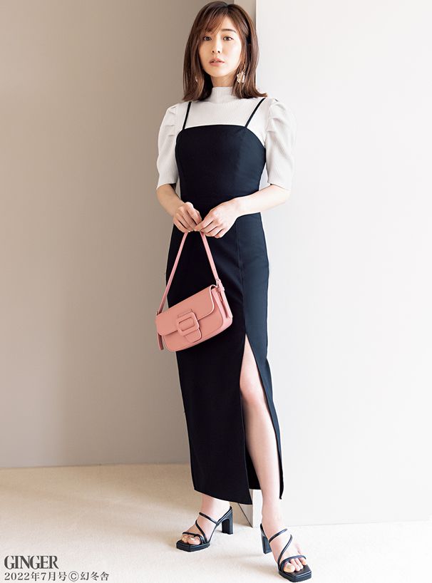 日本 GRL - 方形釦時尚皮質側背包-甜心粉