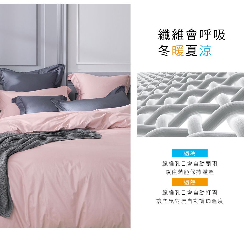 澳洲 Simple Living - 天絲福爾摩四件式被套床包組-台灣製-玫瑰粉