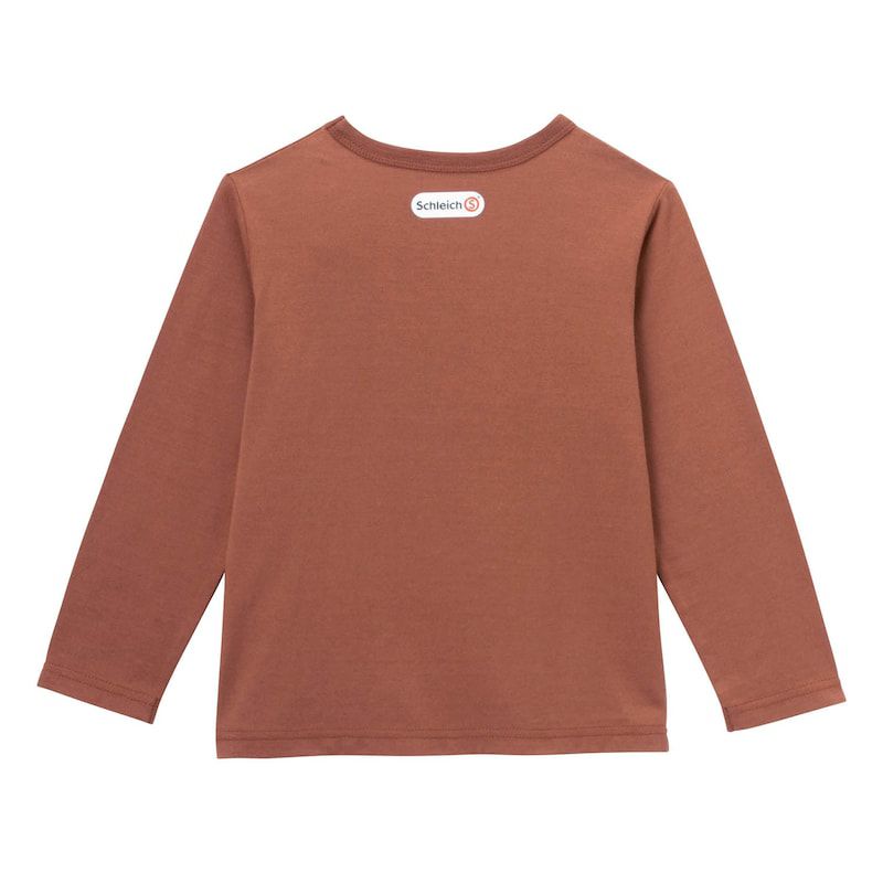 日本千趣會 - Schleich系列  GITA 純棉印花長袖上衣-帥氣暴龍-黑