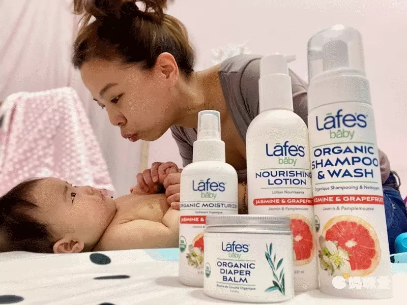 美國 Lafe's 有機洗髮沐浴慕斯、潤膚油、潤膚乳液