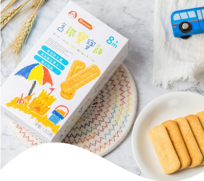 脆妮妮 nutrinini - 含鐵寶寶餅-原味-120g