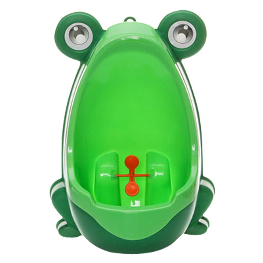 可愛青蛙造型男寶寶訓練尿尿小便斗-綠