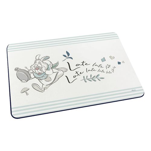 迪士尼 Disney兔子系列【奔跑白兔】軟式珪藻土吸水地墊 浴室地墊 腳踏墊 吸水墊60X40X0.5cm