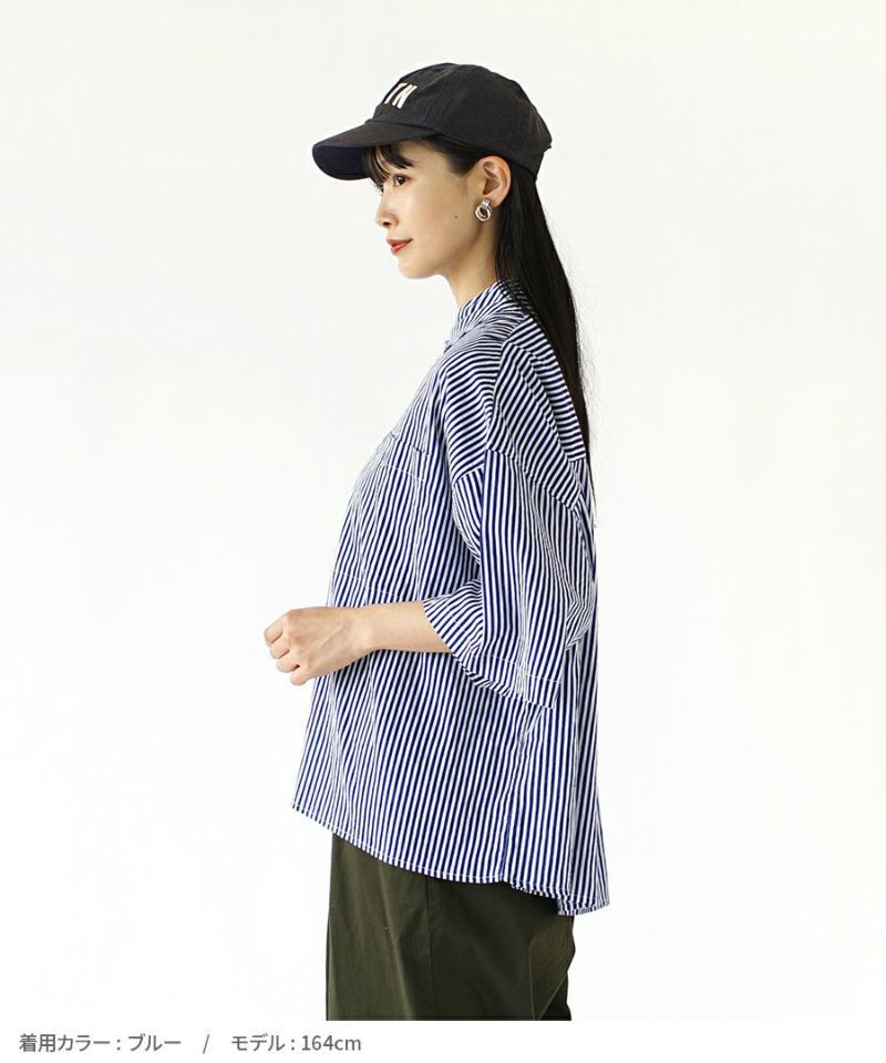 日本 zootie - 男孩感直條紋短袖襯衫-磚紅