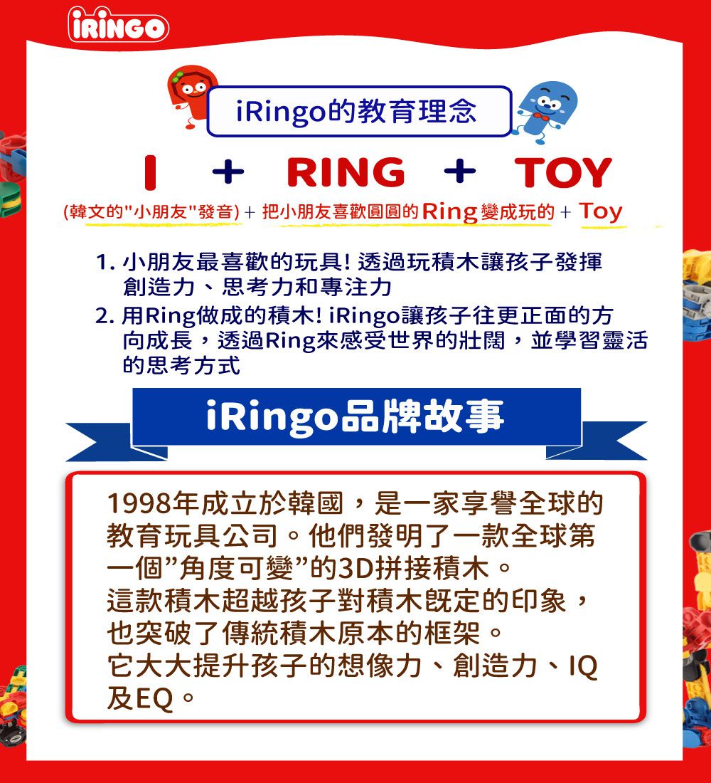 韓國 iRingo - 百變創意3D積木-變形金剛系列-急速飆風-286片