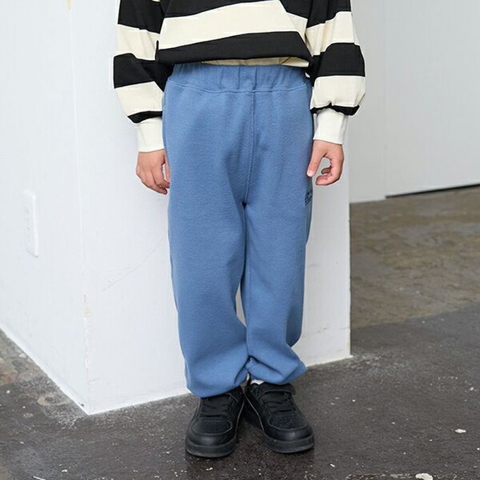 日本 b-ROOM - 彈性休閒素色運動風長褲-綠