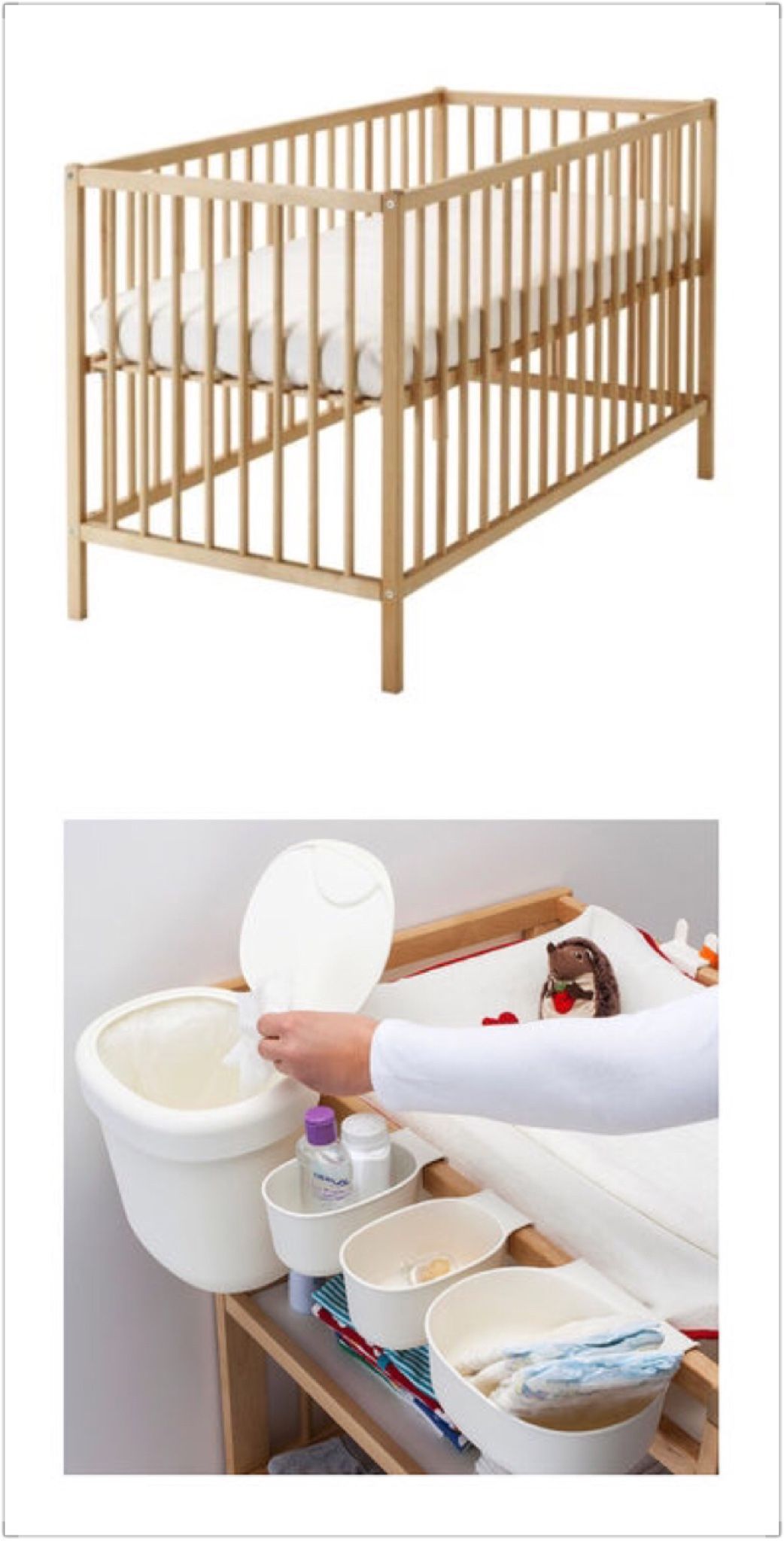再po:IKEA SNIGLAR嬰兒床(95成新)