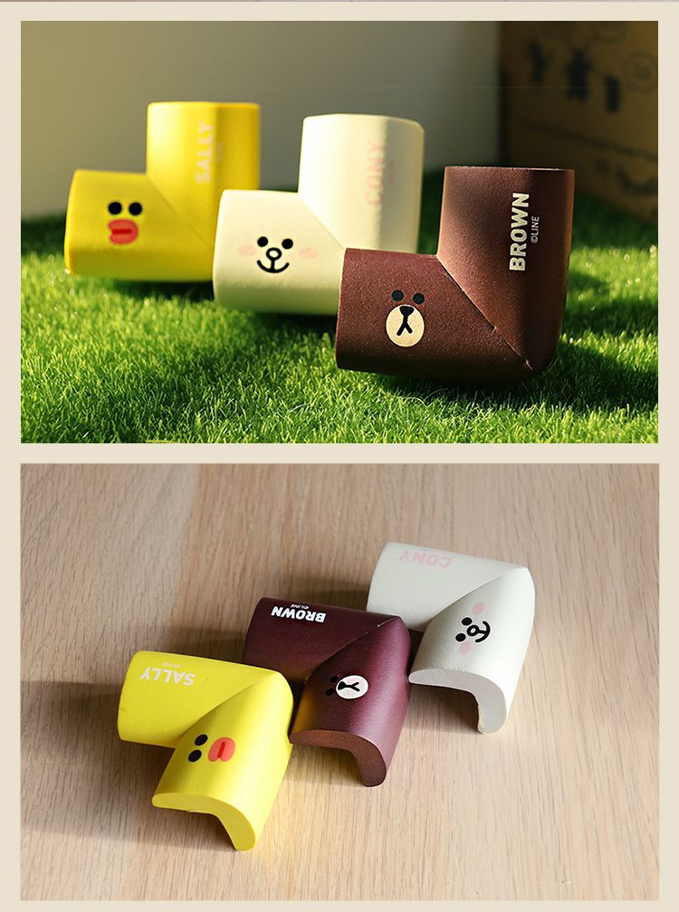 YODA - LINE FRIENDS加厚防撞角(四入一組)-莎莉款