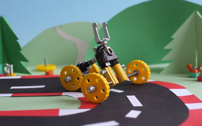 以色列 theOffBits - 機械積木-火焰車