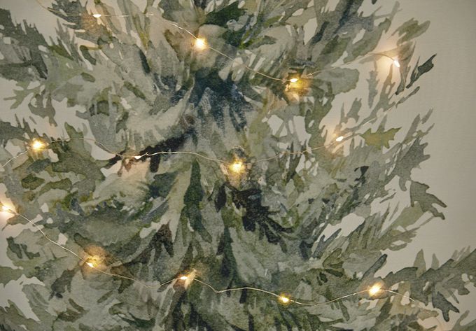 韓國 Bebe Deco - DIY聖誕樹/聖誕壁飾燈(布)-聖誕樹 (67X100cm)