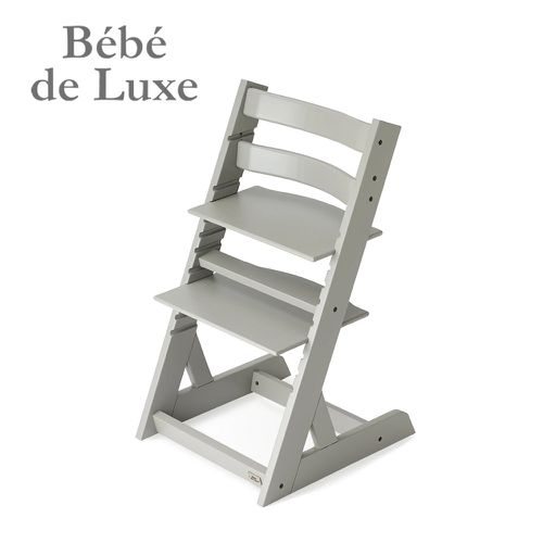 Bebe de Luxe - Multi Stage兒童用高腳椅(含座布套五點式安全帶)-靜謐灰