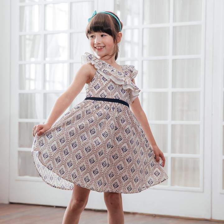 Bunny n Bloom - (童裝)星夜微風洋裝-小孩款-藍